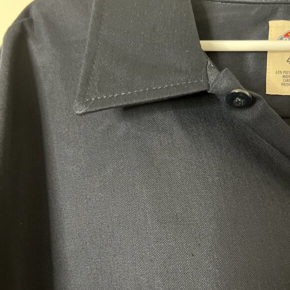 Dickies Men's Short Sleeve Work Shirt Blue/Black New W/O Tags 4XL - Picture 8 of 14